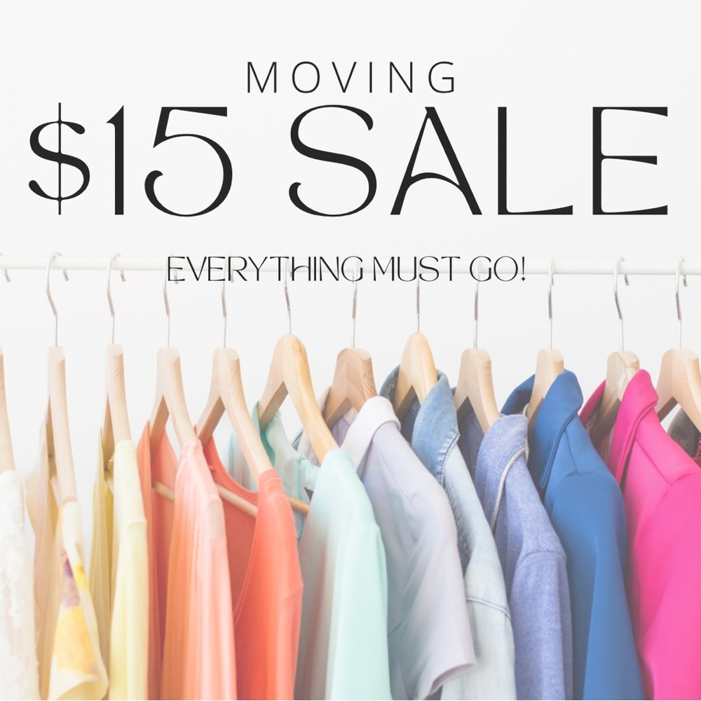 MOVING SALE | $15 OR LOWER